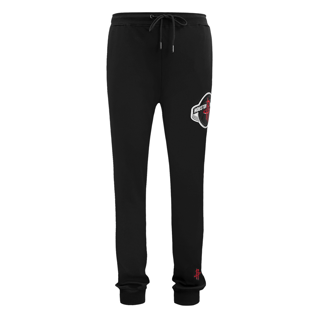 NBA HOUSTON ROCKETS CLASSIC MEN'S CHENILLE DK JOGGER (BLACK)