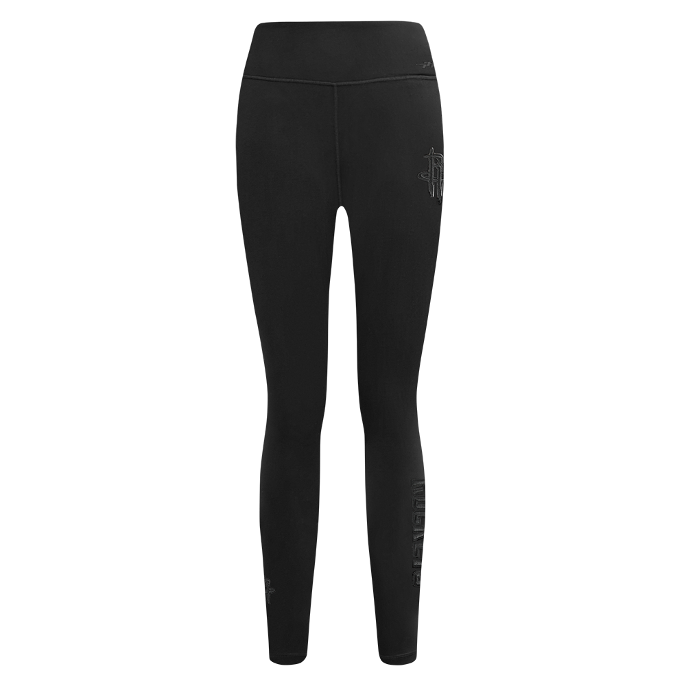 NBA HOUSTON ROCKETS TRIPLE BLACK WOMEN'S JERSEY LEGGING (TRIPLE BLACK)
