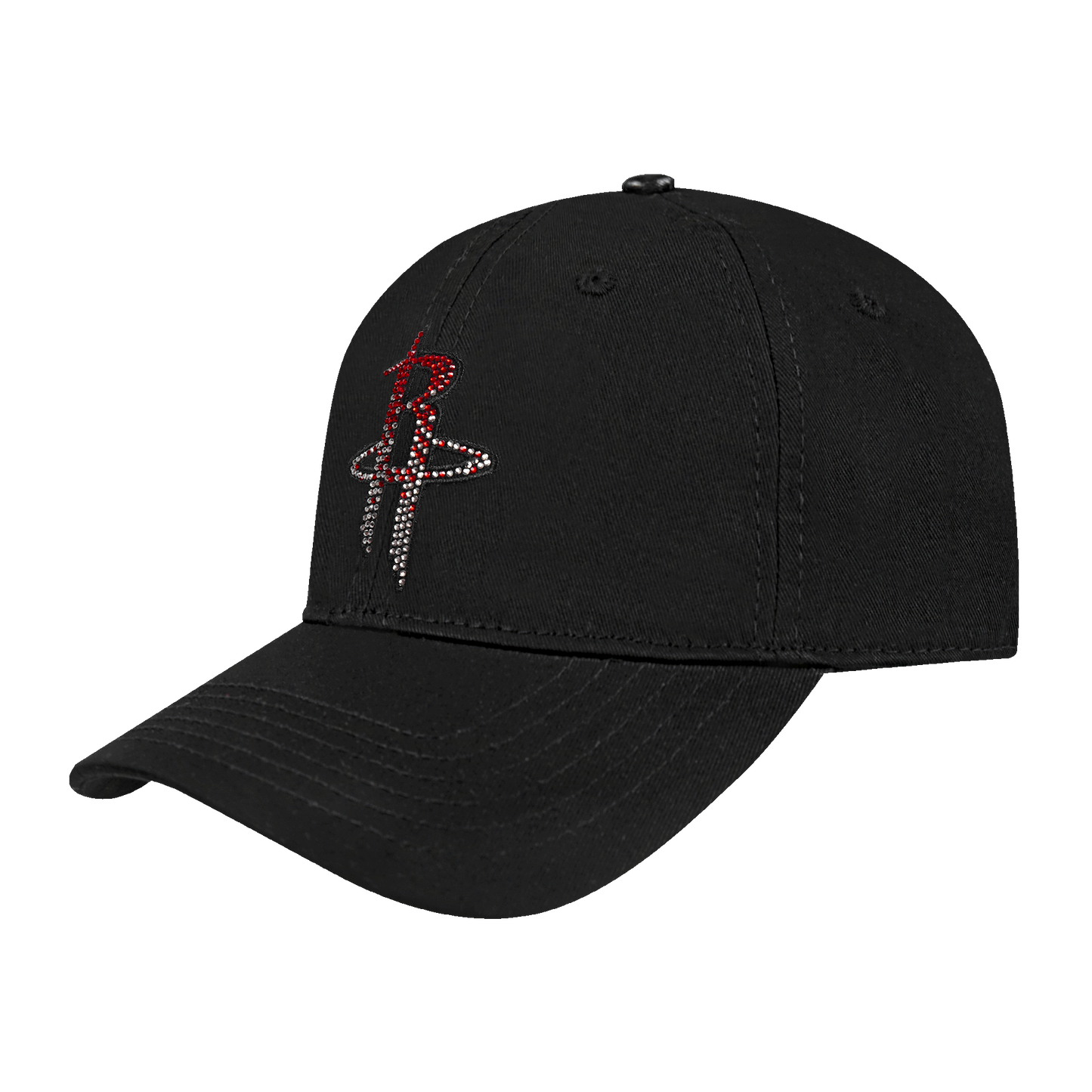 NBA HOUSTON ROCKETS JEWELS WOMEN'S DAD HAT (BLACK)