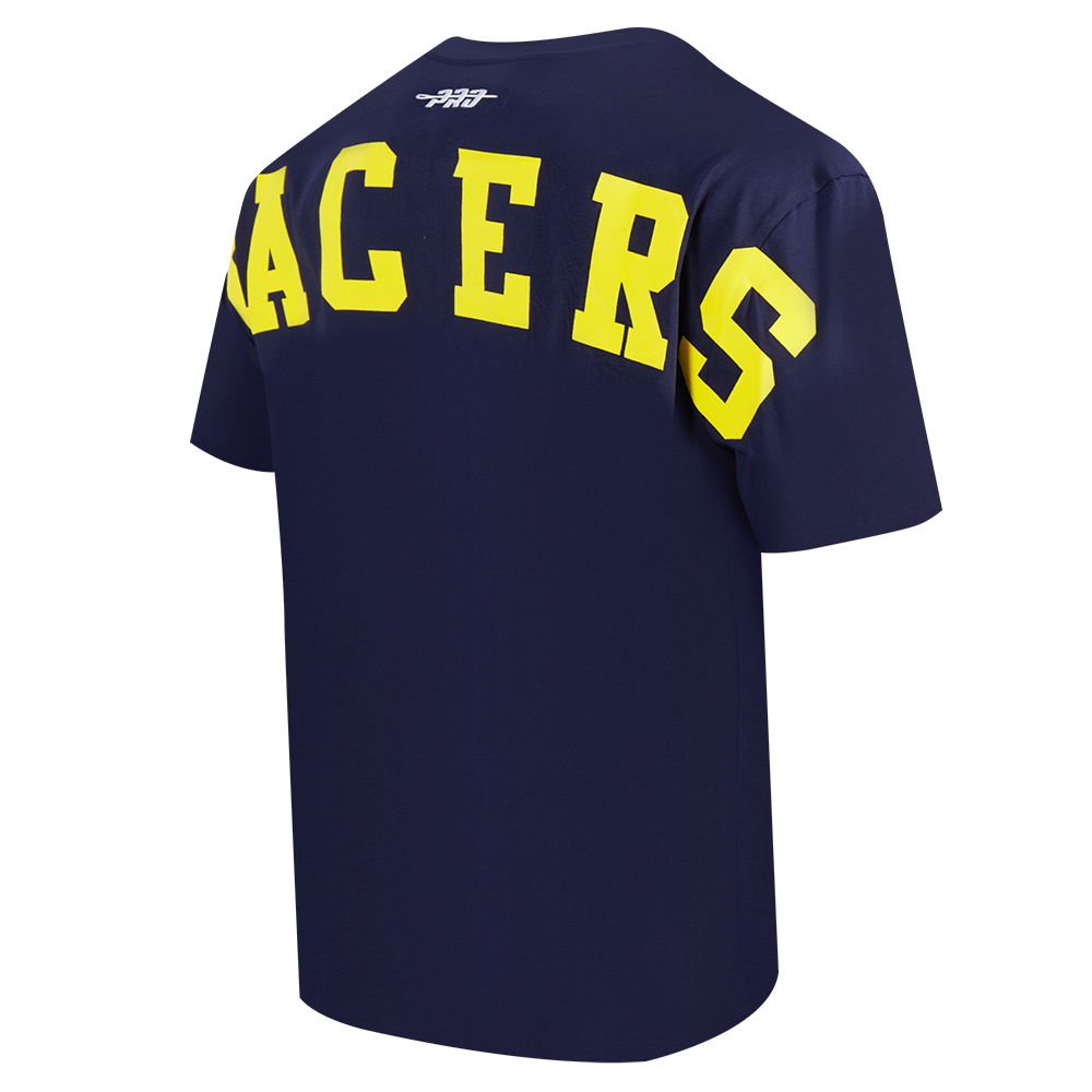 NBA INDIANA PACERS WINGSPAN MEN'S CJ DROP SHOULDER TEE (MIDNIGHT NAVY)
