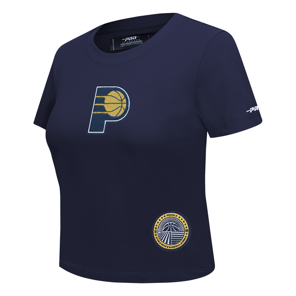 NBA INDIANA PACERS GAME DAY CLASSICS WOMEN'S SJ BABY DOLL TEE (MIDNIGHT NAVY)