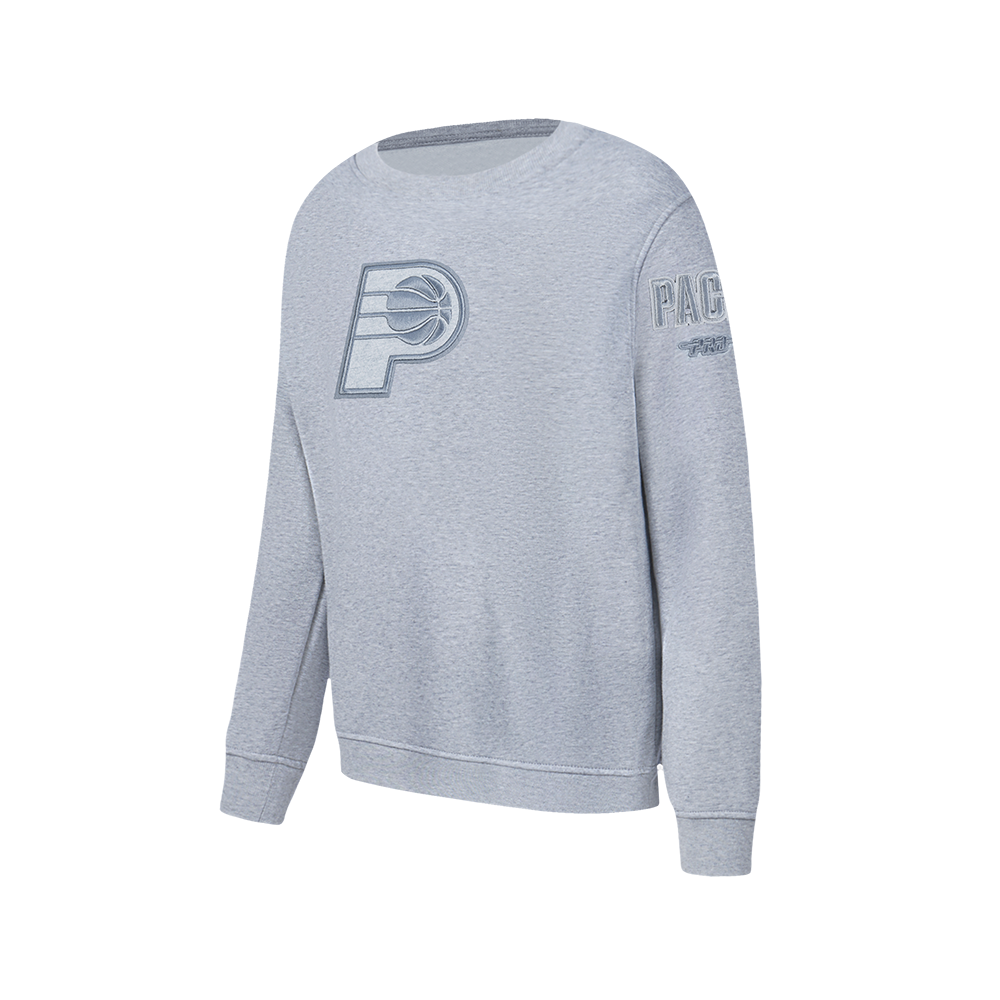 NBA INDIANA PACERS NEUTRAL BIG BOYS FLC CREWNECK (DARK HEATHER GRAY)