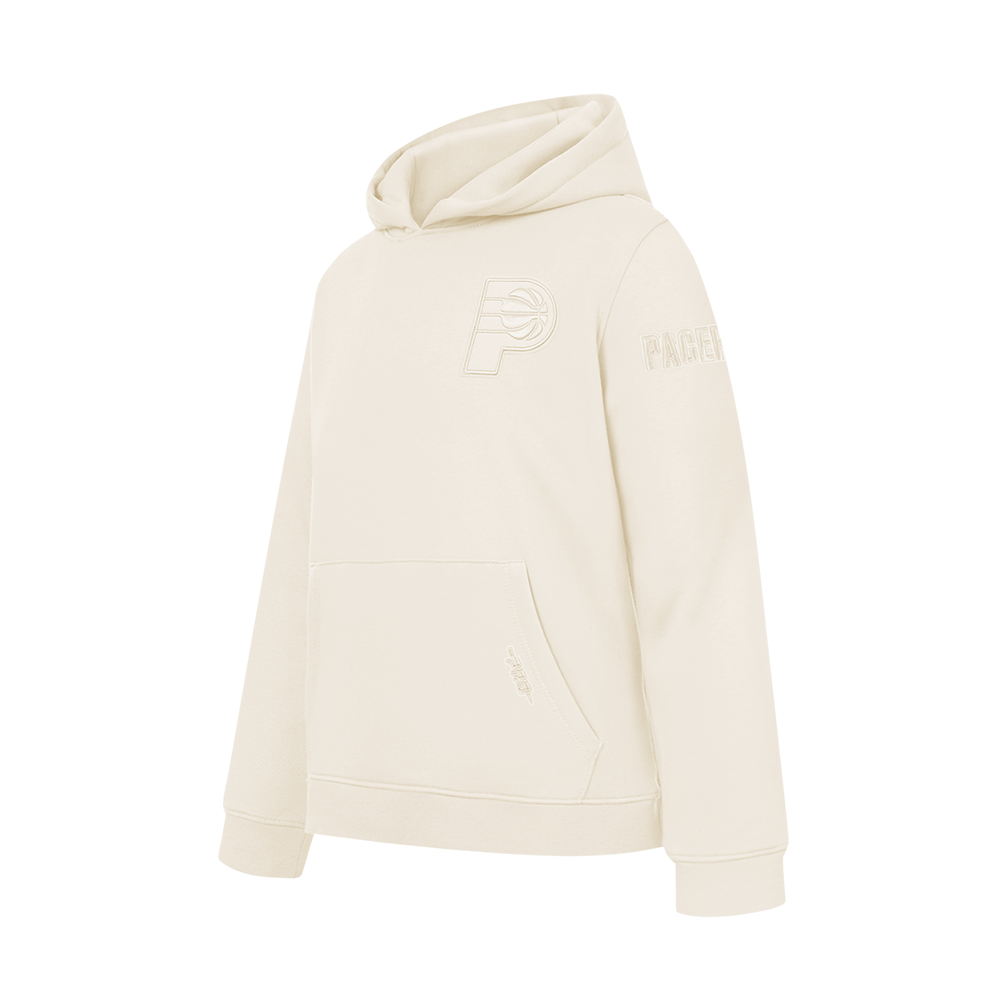 NBA INDIANA PACERS NEUTRAL BIG BOYS FLC PO HOODIE (EGGSHELL)