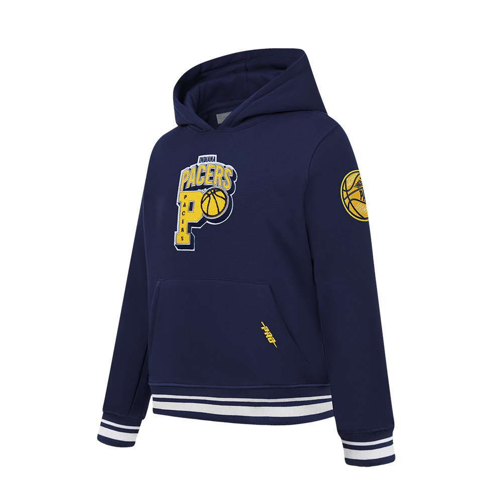 INDIANA PACERS NBA FINALS 2025 BIG BOY'S RIB FLEECE PO HOODIE (MIDNIGHT NAVY)