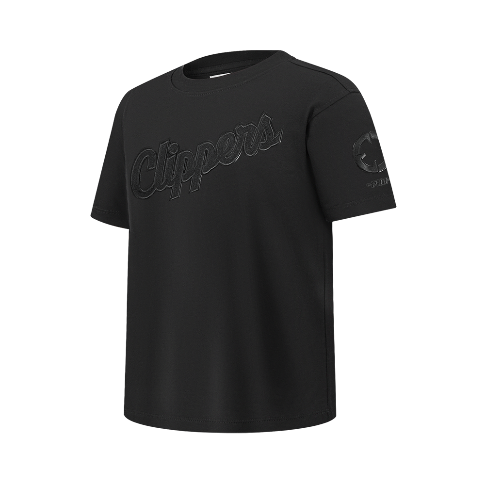 NBA LOS ANGELES CLIPPERS TRIPLE BLACK BIG BOYS SS TEE (BLACK)