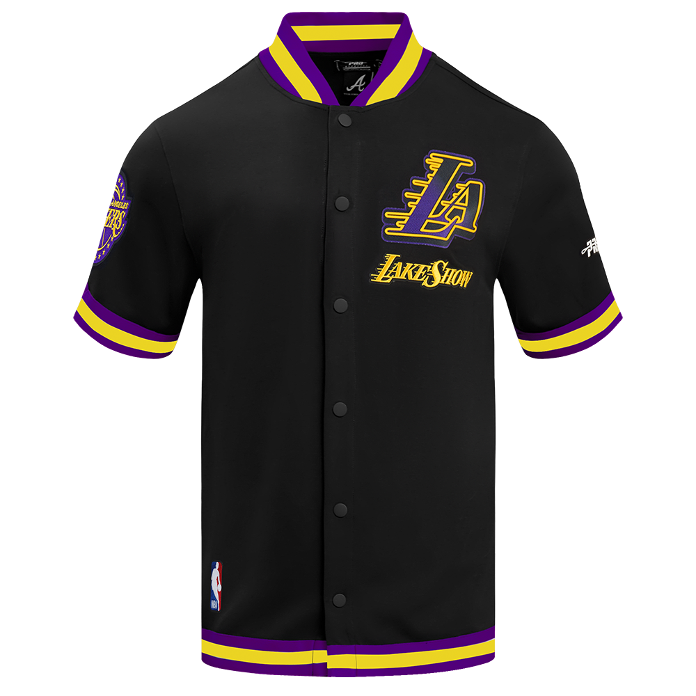 NBA LOS ANGELES LAKERS CITY EDITION 24 25 MEN S DK SS WARM UP JACKET Pro Standard