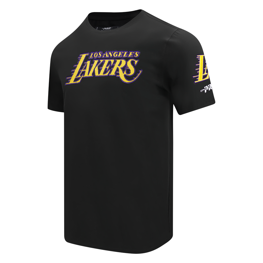 NBA LOS ANGELES LAKERS LUKA DONCIC #77 CLASSIC PNN MEN'S SJ TEE (BLACK)