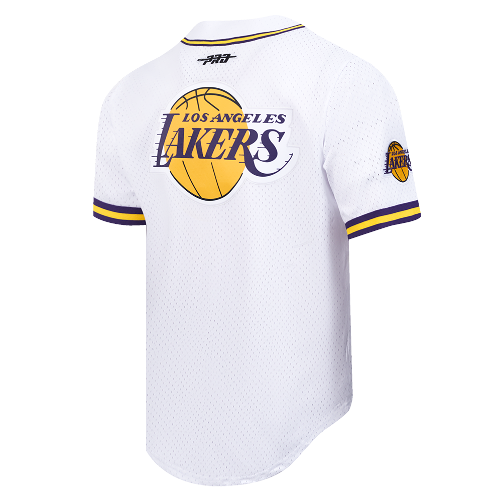 NBA LOS ANGELES LAKERS LUKA DONCIC #77 CLASSIC MESH PNN MEN'S MESH B (WHITE/PURPLE/YELLOW)