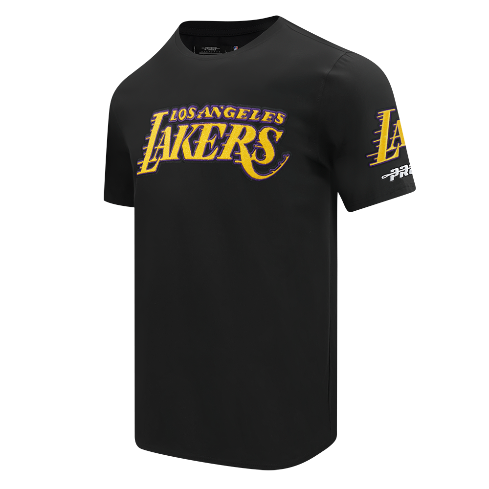 NBA LOS ANGELES LAKERS LEBRON JAMES #23 CLASSIC PNN MEN'S SJ TEE (BLACK)