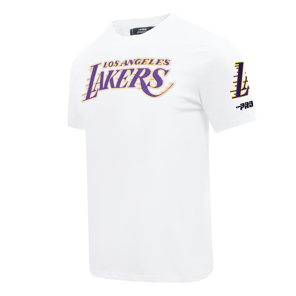 NBA LOS ANGELES LAKERS LEBRON JAMES #23 CLASSIC PNN MEN'S SJ TEE (WHITE)