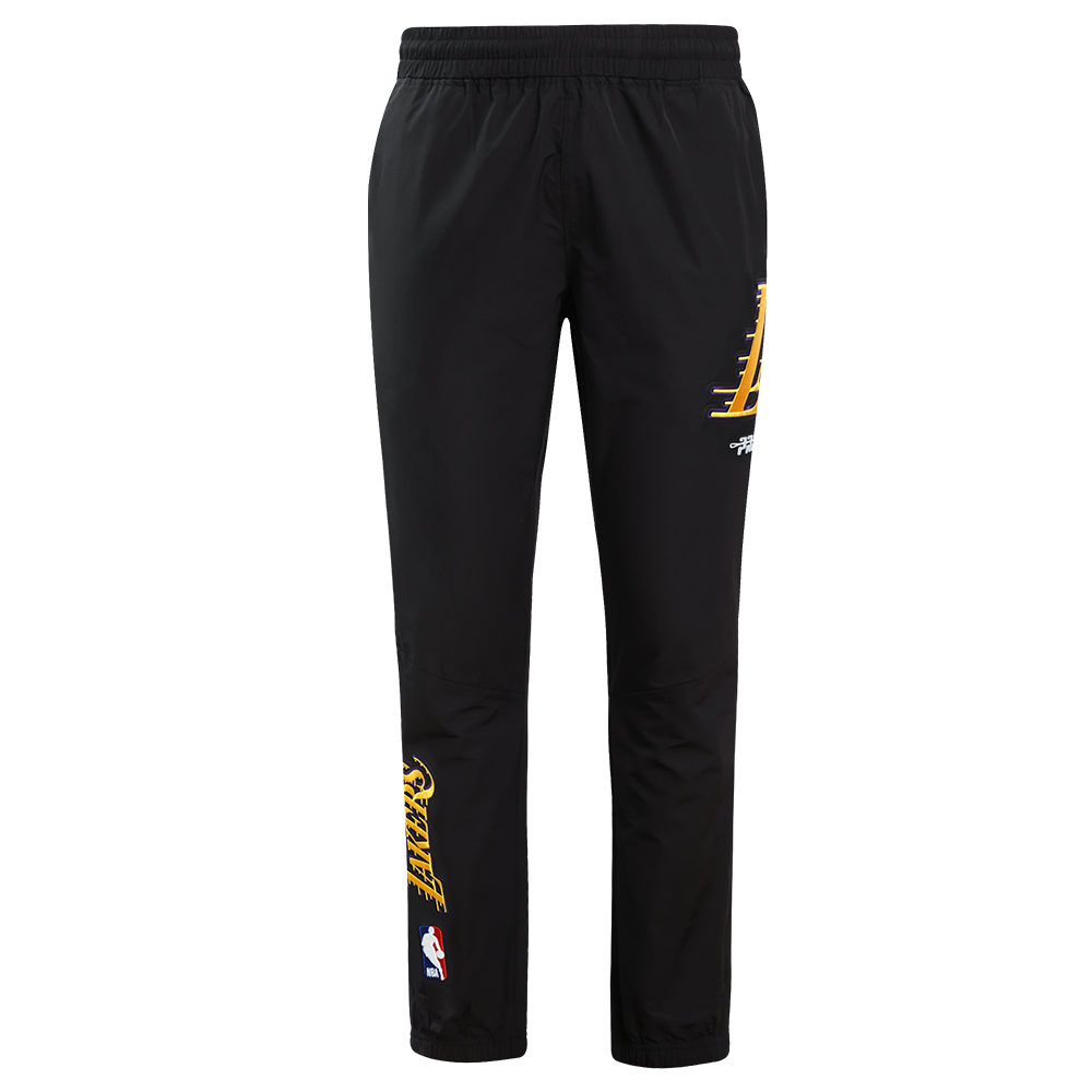 NBA LOS ANGELES LAKERS CLASSIC WIND SUIT MEN'S WOVEN PANT (BLACK)