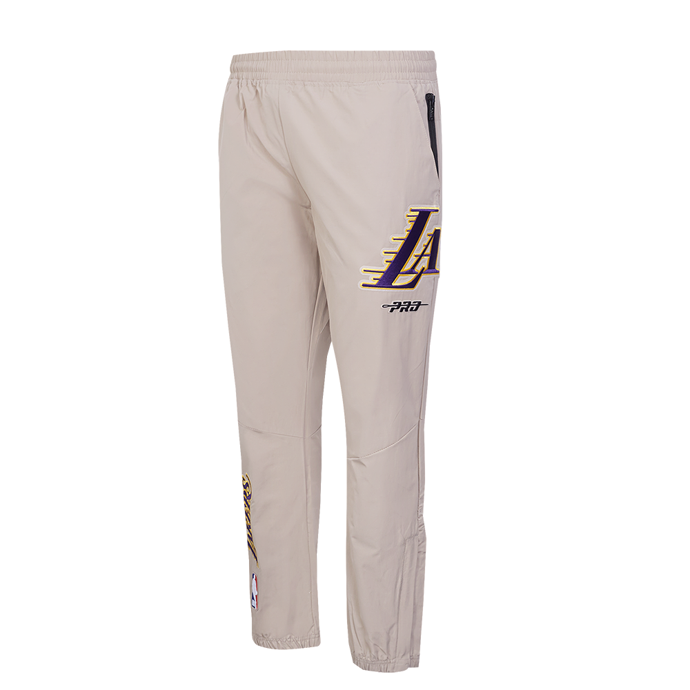 NBA LOS ANGELES LAKERS CLASSIC WIND SUIT MEN'S WOVEN PANT (KHAKI)
