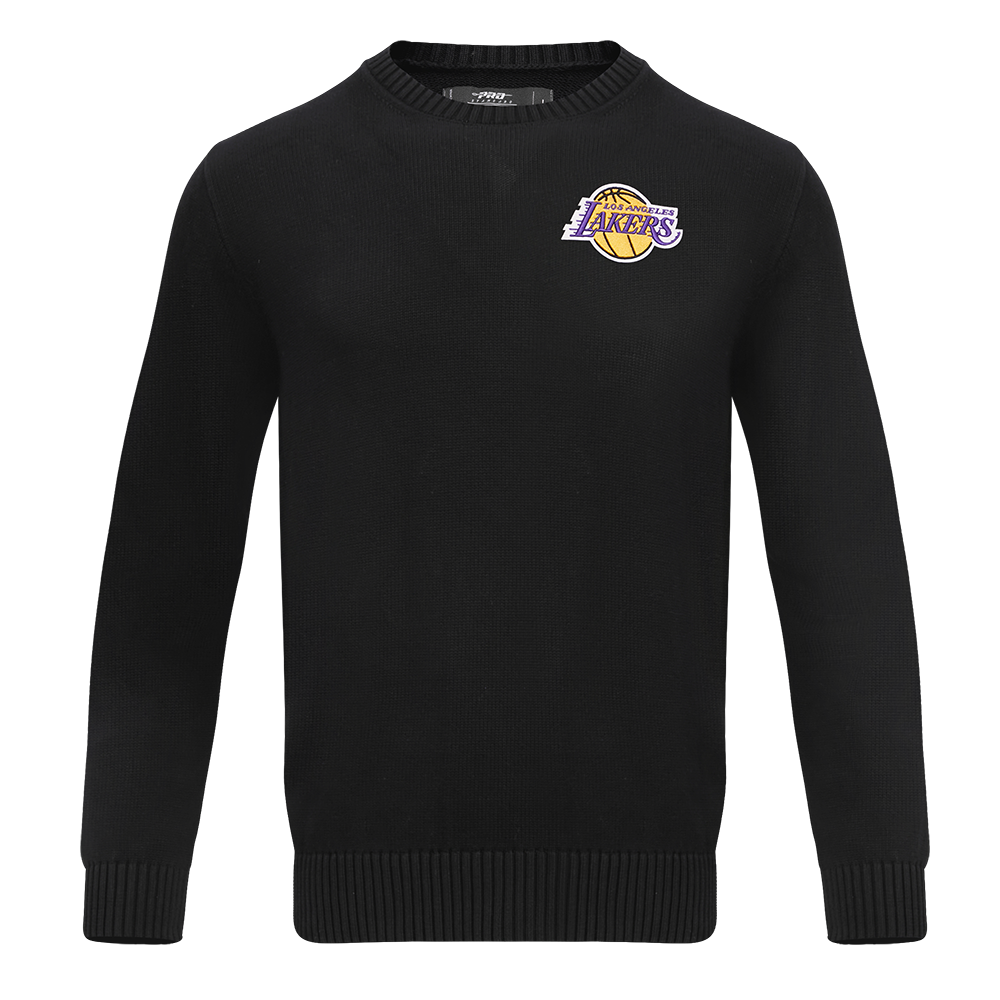NBA LOS ANGELES LAKERS KNIT BOX SET CREWNECK SWEATER BLACK Pro Standard