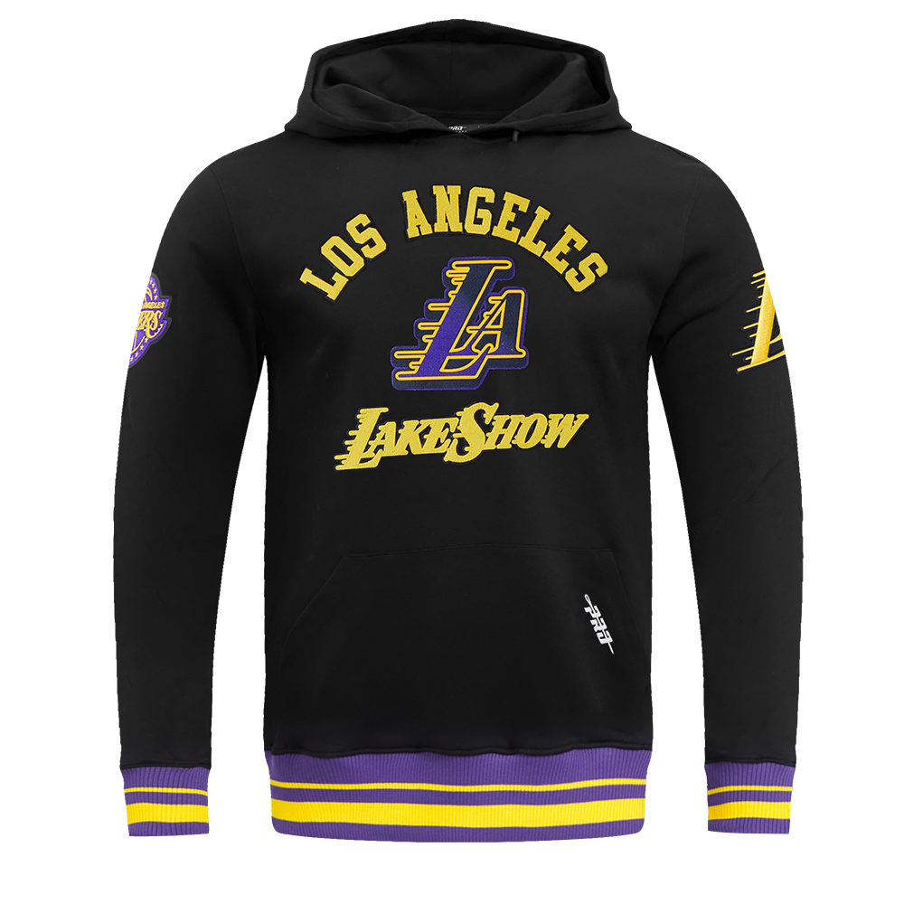 NBA LOS ANGELES LAKERS CITY EDITION 24 25 MEN S RIB FLC PO HOODIE BLA Pro Standard