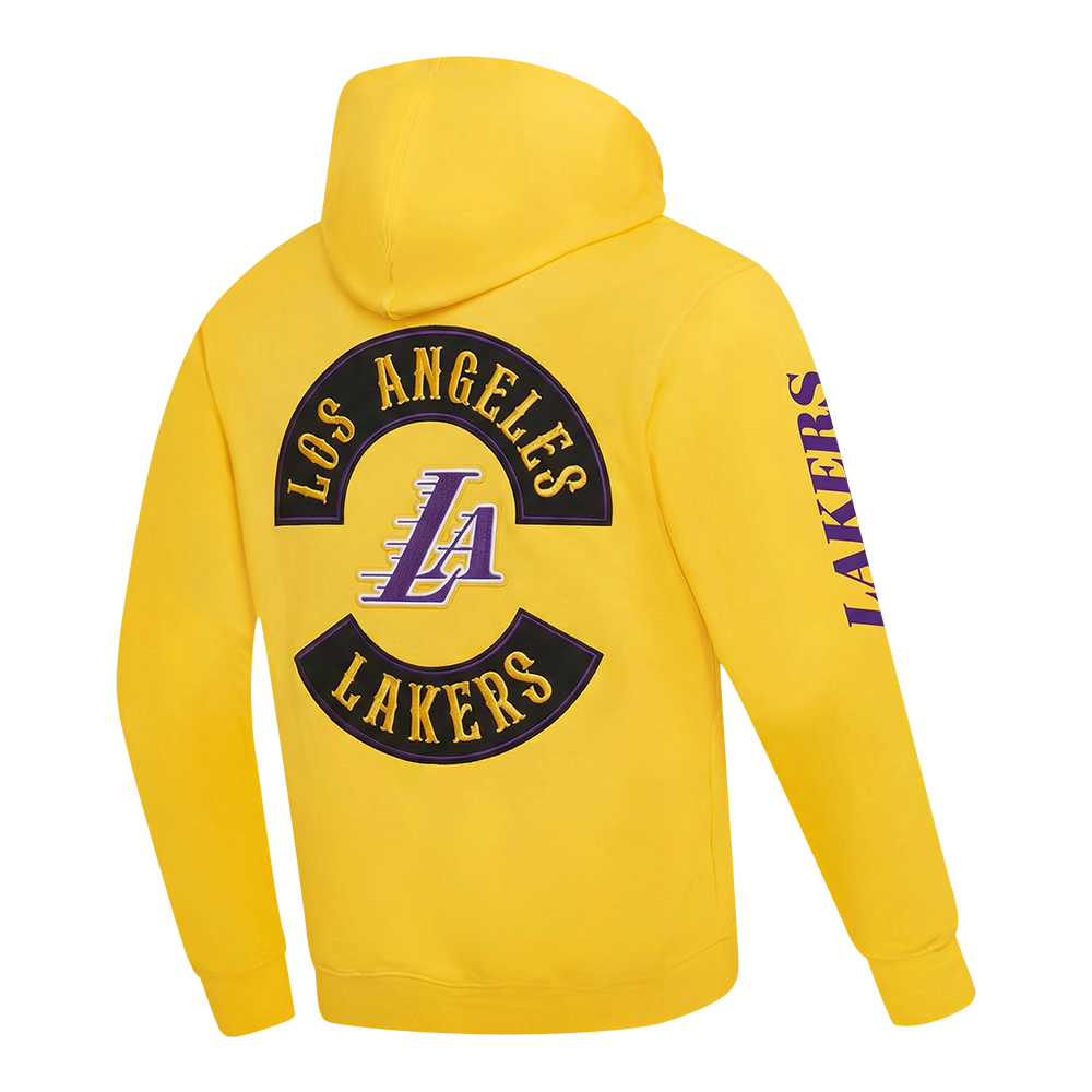 NBA LOS ANGELES LAKERS BORN FOR SPORT MEN'S FLC PO HOODIE (Yellow)