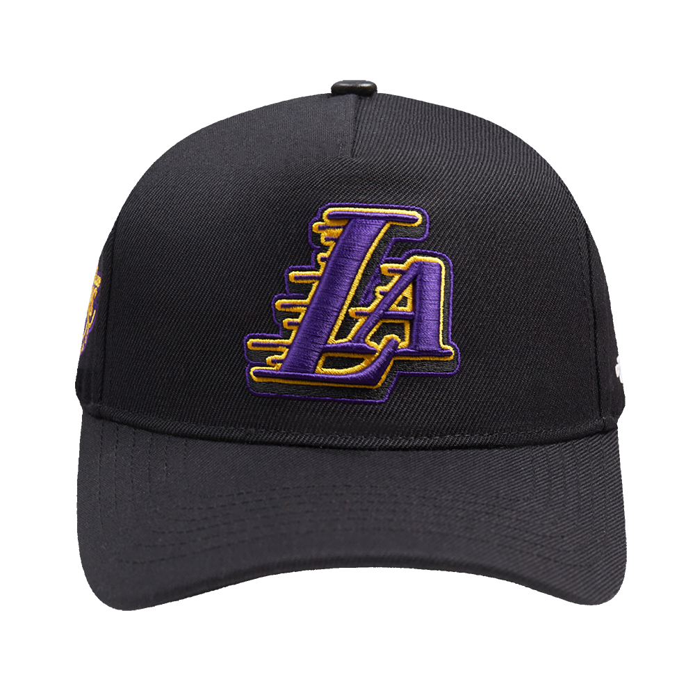 NBA LOS ANGELES LAKERS MEN'S CHEST DYNASTY TO DESTINY RIB WOOL VARSITY JA (BLACK/PURPLE)