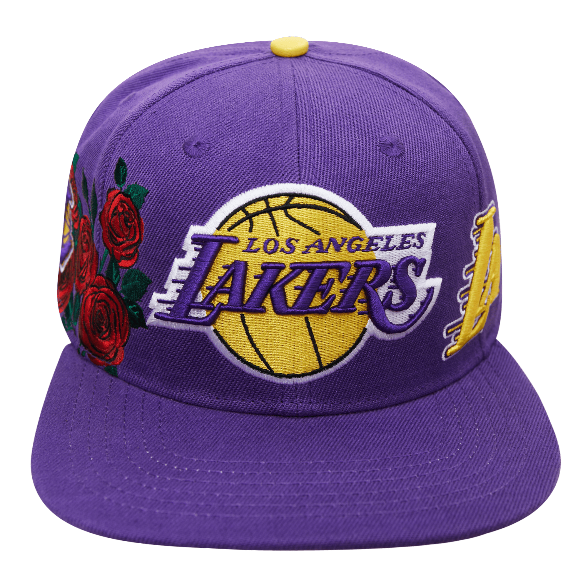 NBA LOS ANGELES LAKERS ROSES SNAPBACK HAT
