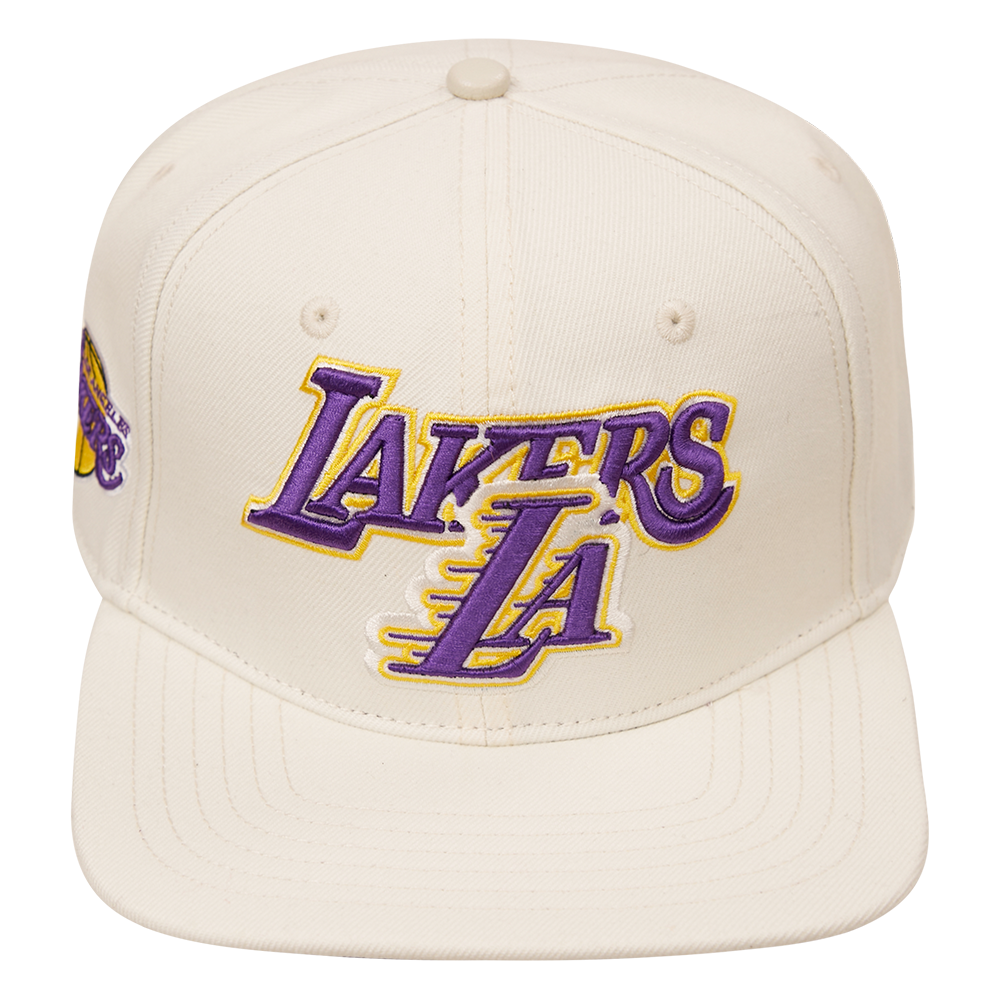 NBA LOS ANGELES LAKERS RETRO CLASSIC UNISEX LOGO WOOL SNAPBACK HAT (EG