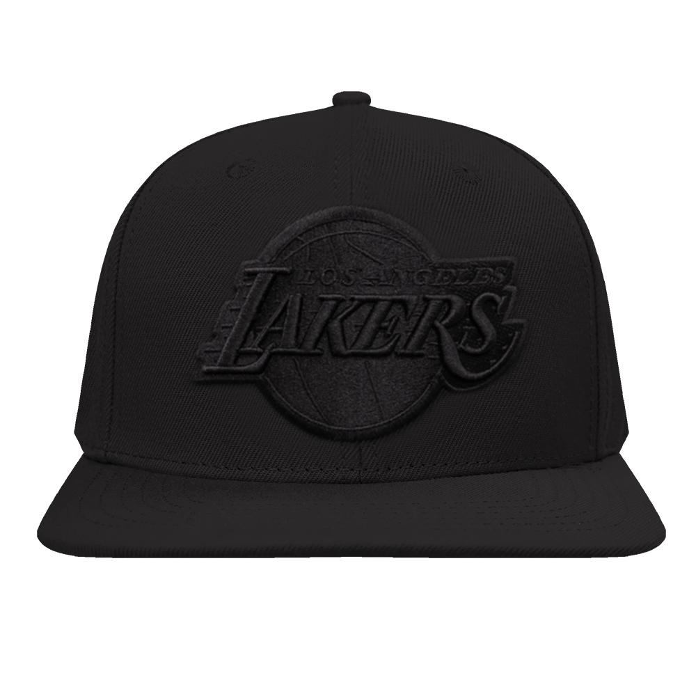 Lakers all black deals hat
