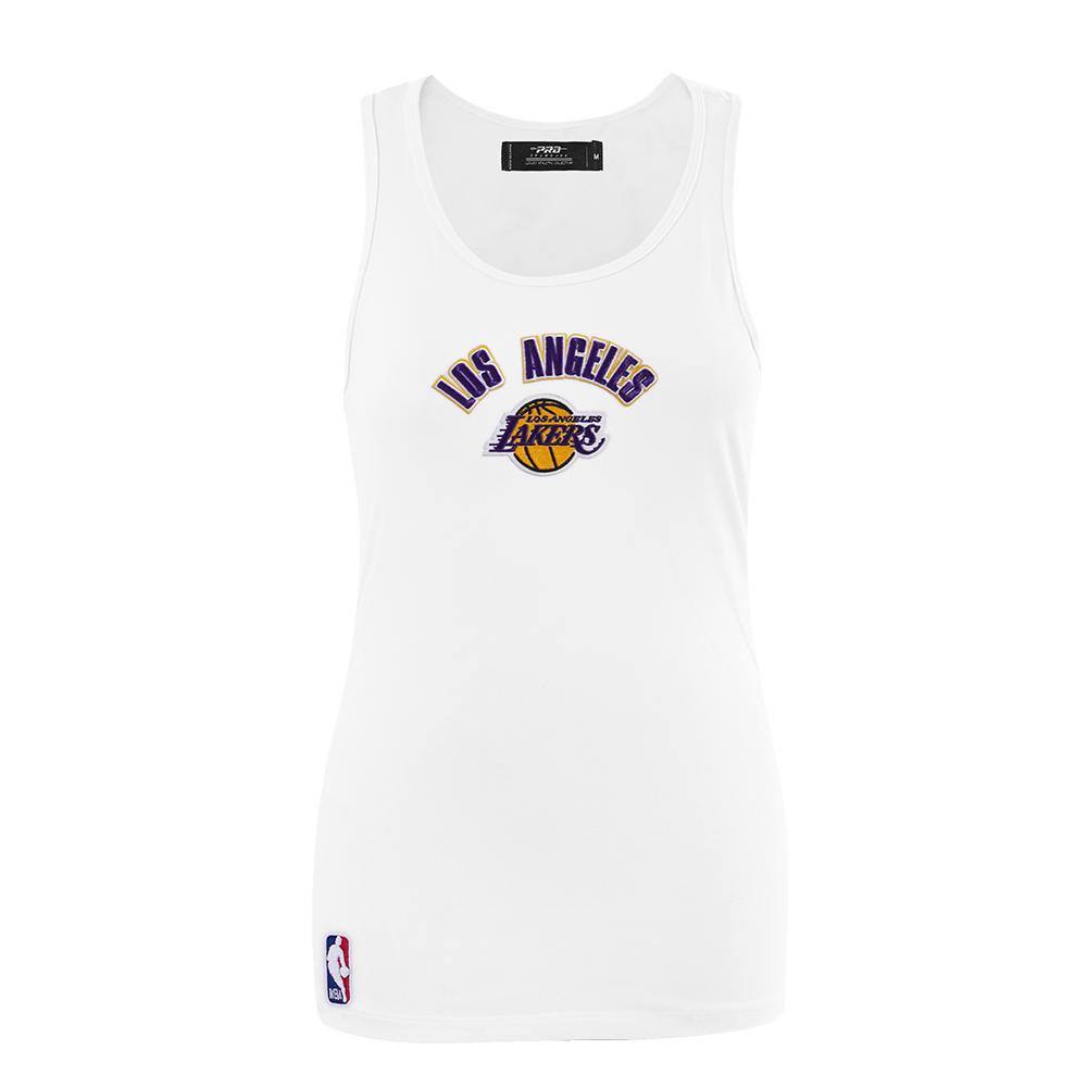 NBA LOS ANGELES LAKERS CLASSIC WOMEN'S RELAXED FIT RACERBACK (WHITE ...