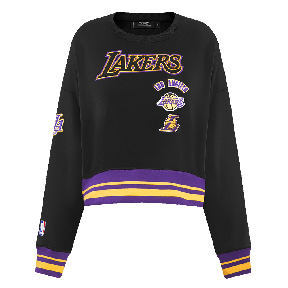 LOS ANGELES LAKERS CLASSIC CHENILLE DK FZ PO HOODIE (PINK) – Pro