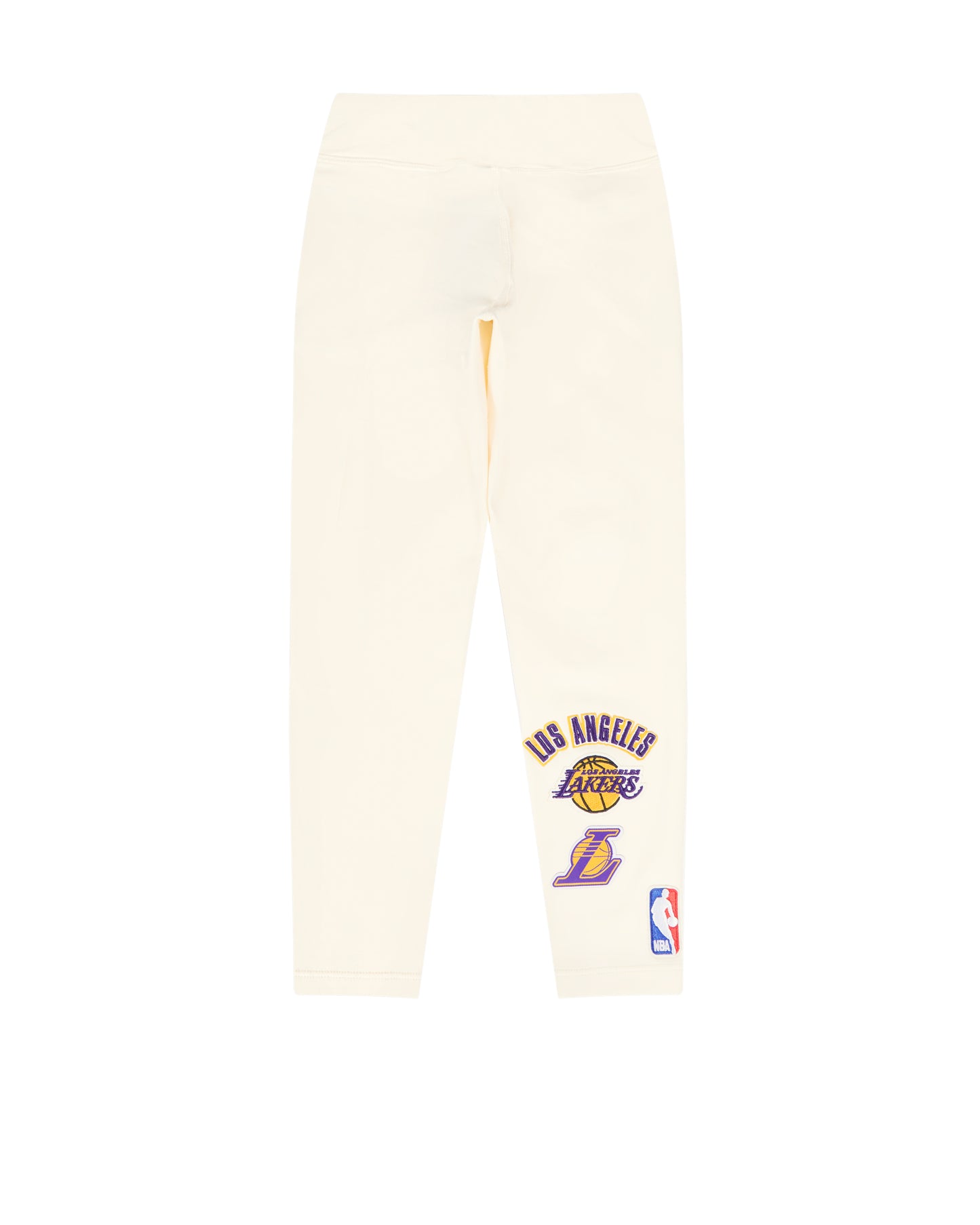 NBA LOS ANGELES LAKERS RETRO CLASSIC LITTLE GIRLS LEGGING (EGGSHELL)