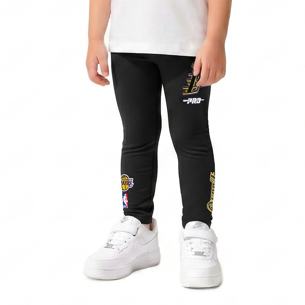 NBA LOS ANGELES LAKERS CLASSIC TODDLER GIRLS LEGGING (BLACK)