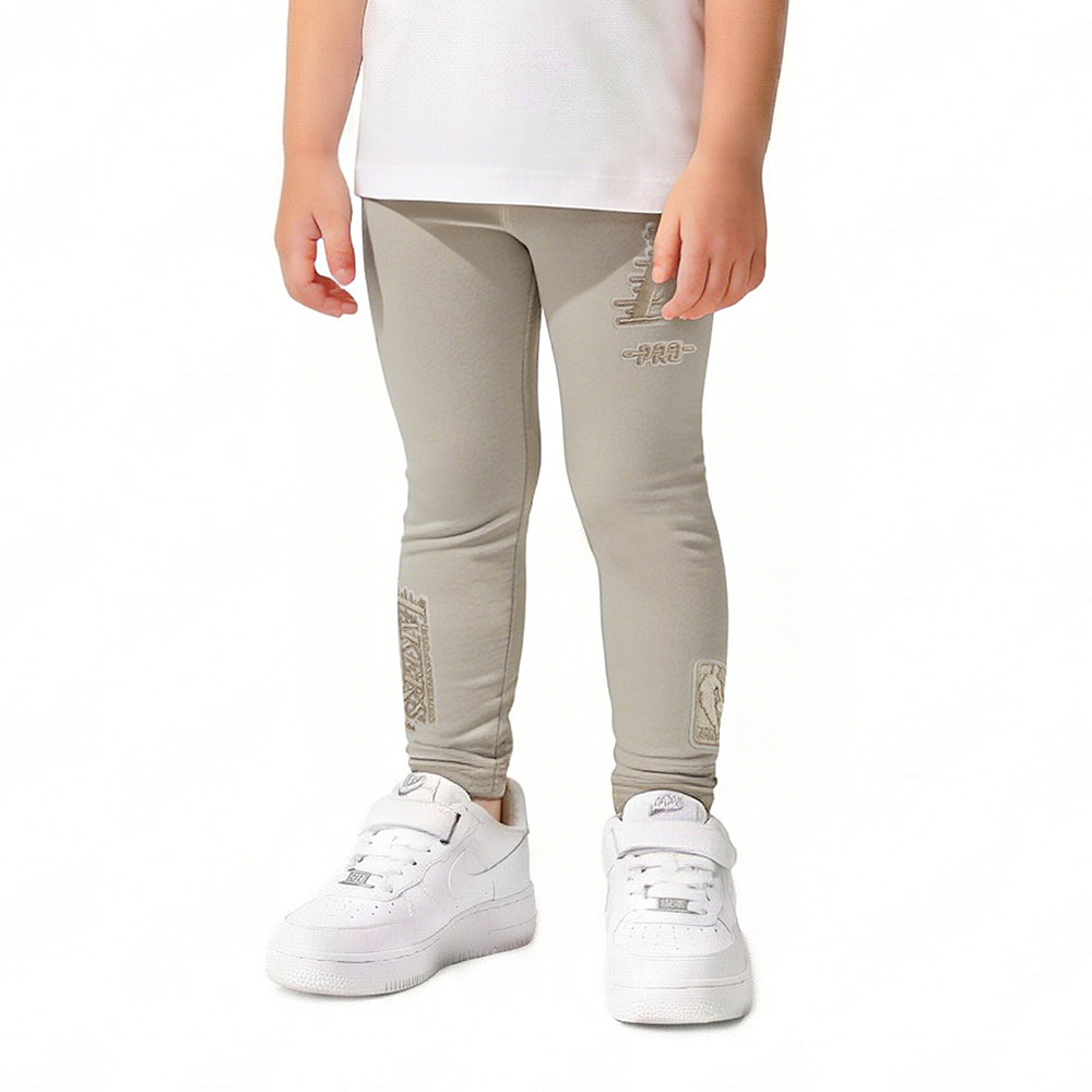 NBA LOS ANGELES LAKERS NEUTRAL TODDLER GIRLS LEGGING (TAUPE)