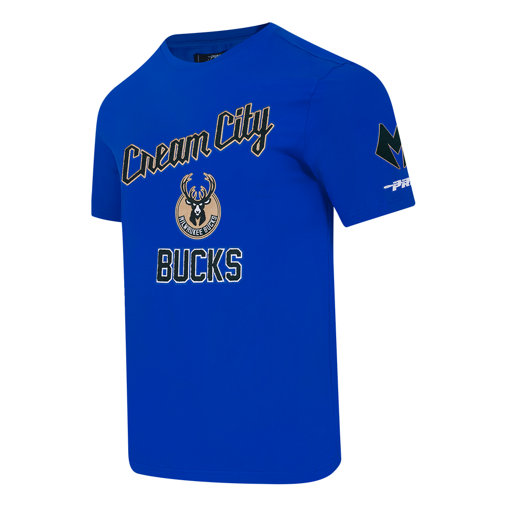 NBA MILWAUKEE BUCKS CITY EDITION 25-26 MEN'S SJ TEE (ROYAL BLUE)