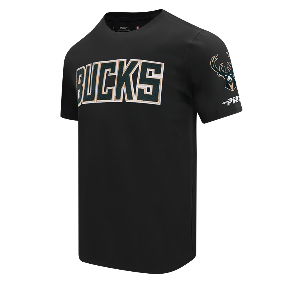 NBA MILWAUKEE BUCKS GIANNIS ANTETOKOUNMPO #34 CLASSIC PNN MEN'S SJ T (BLACK)