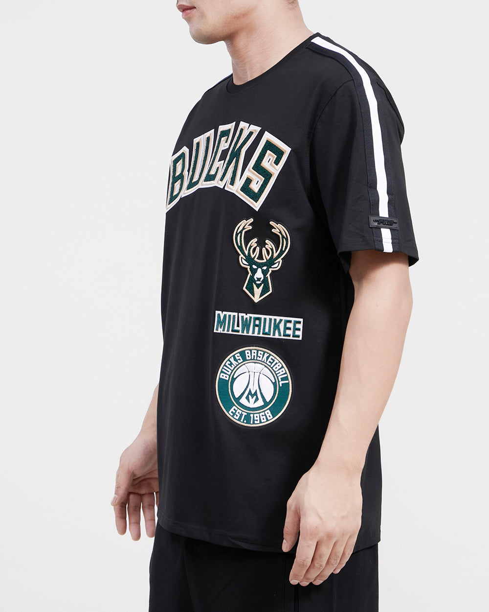 MILWAUKEE BUCKS RETRO CLASSIC DK TEE (EGGSHELL/ BLACK) – Pro Standard