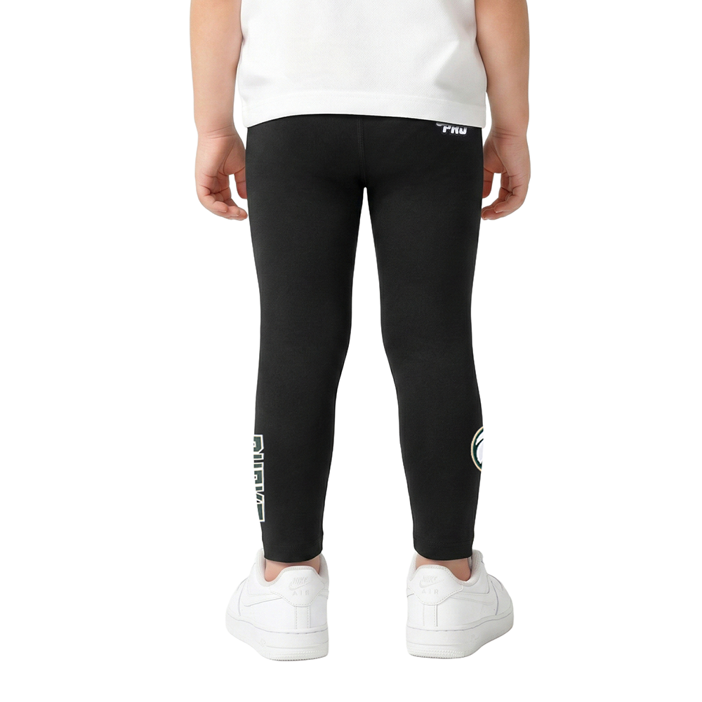 NBA MILWAUKEE BUCKS CLASSIC TODDLER GIRLS LEGGING (BLACK)