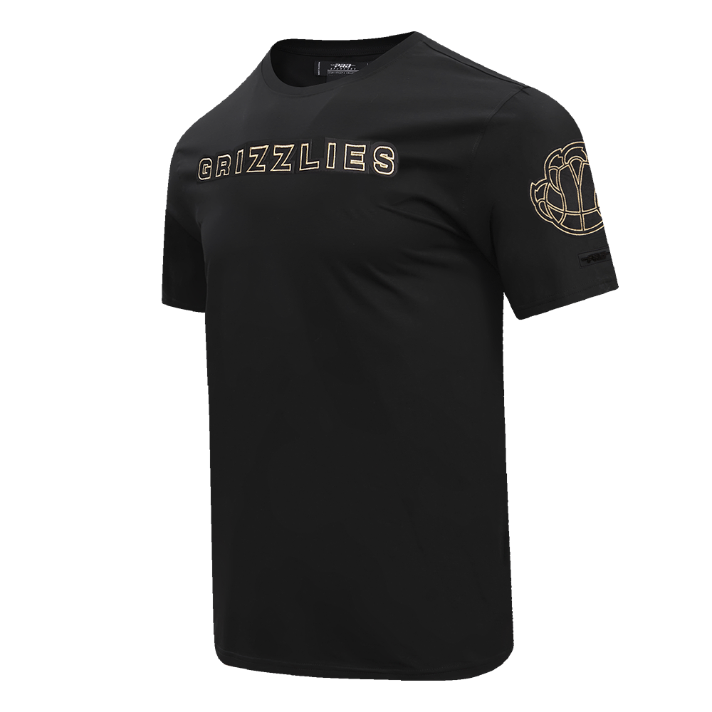 NBA MEMPHIS GRIZZLIES BLACK GOLD MEN S SJ TEE BLACK Pro Standard