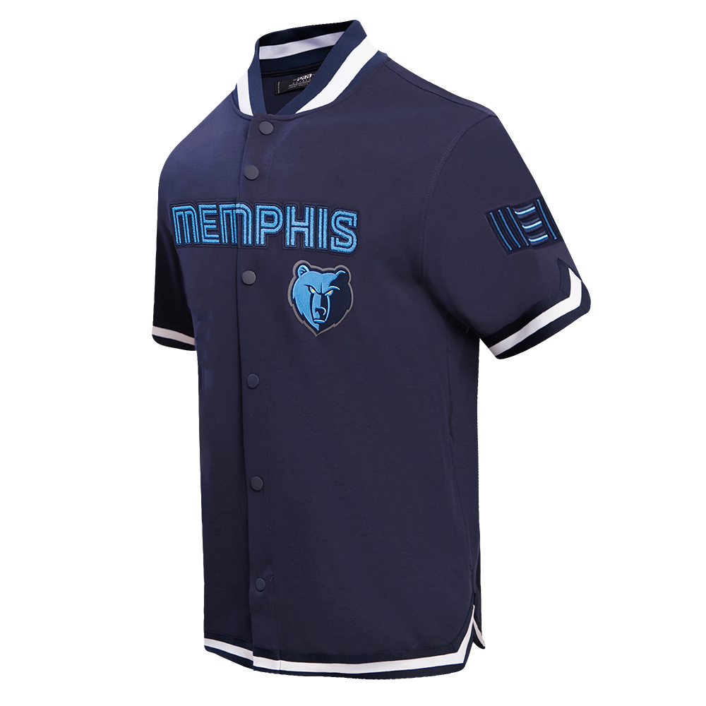 MEMPHIS GRIZZLIES CLASSIC MEN'S WARM UP JACKET (MIDNIGHT NAVY)