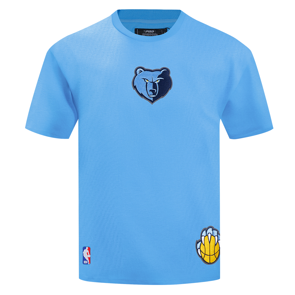NBA MEMPHIS GRIZZLIES WINGSPAN MEN'S CJ DROP SHOULDER TEE (UNIVERSITY BLUE)