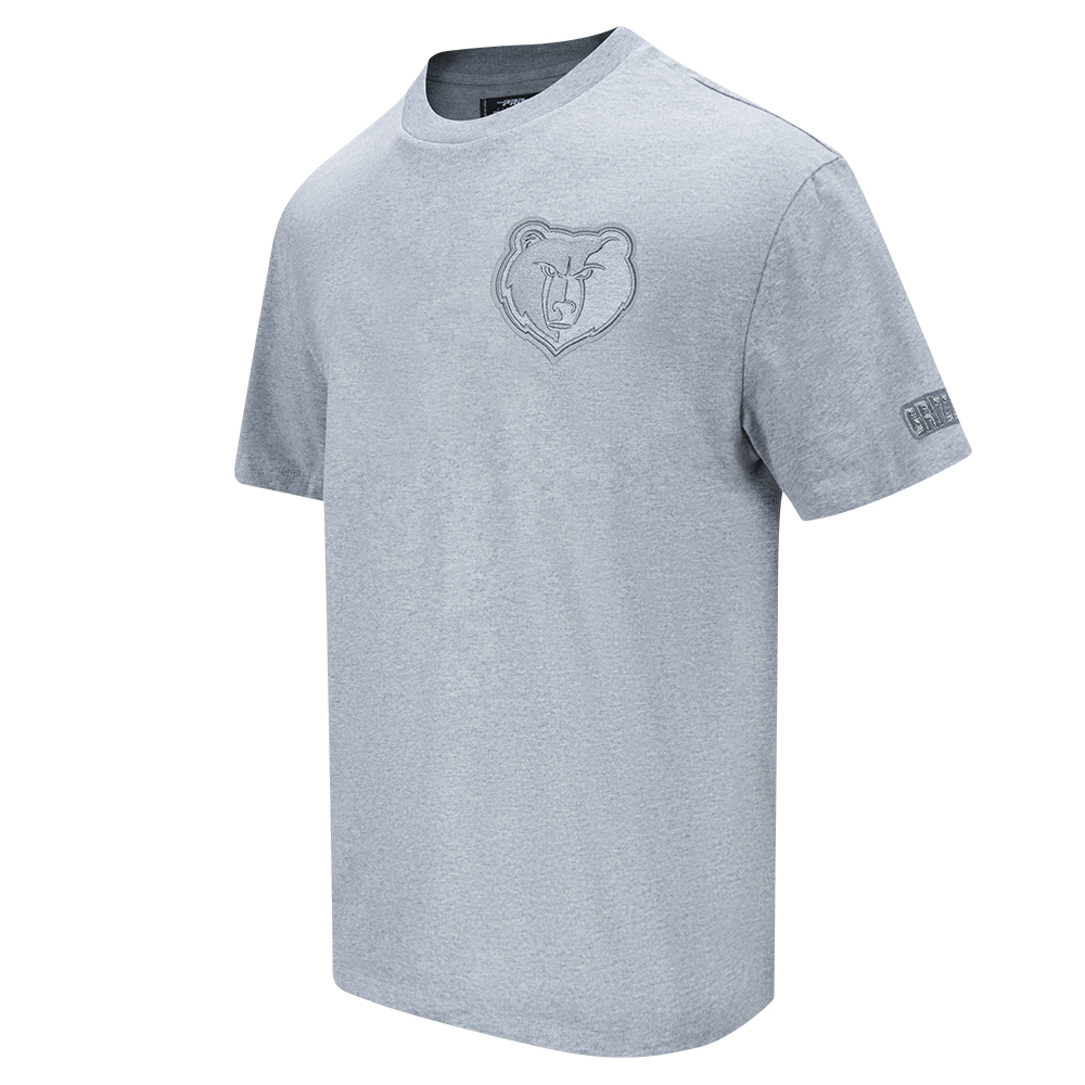 NBA MEMPHIS GRIZZLIES NEUTRAL MEN'S DROP SHOULDER TEE (DARK HEATHER GRAY)