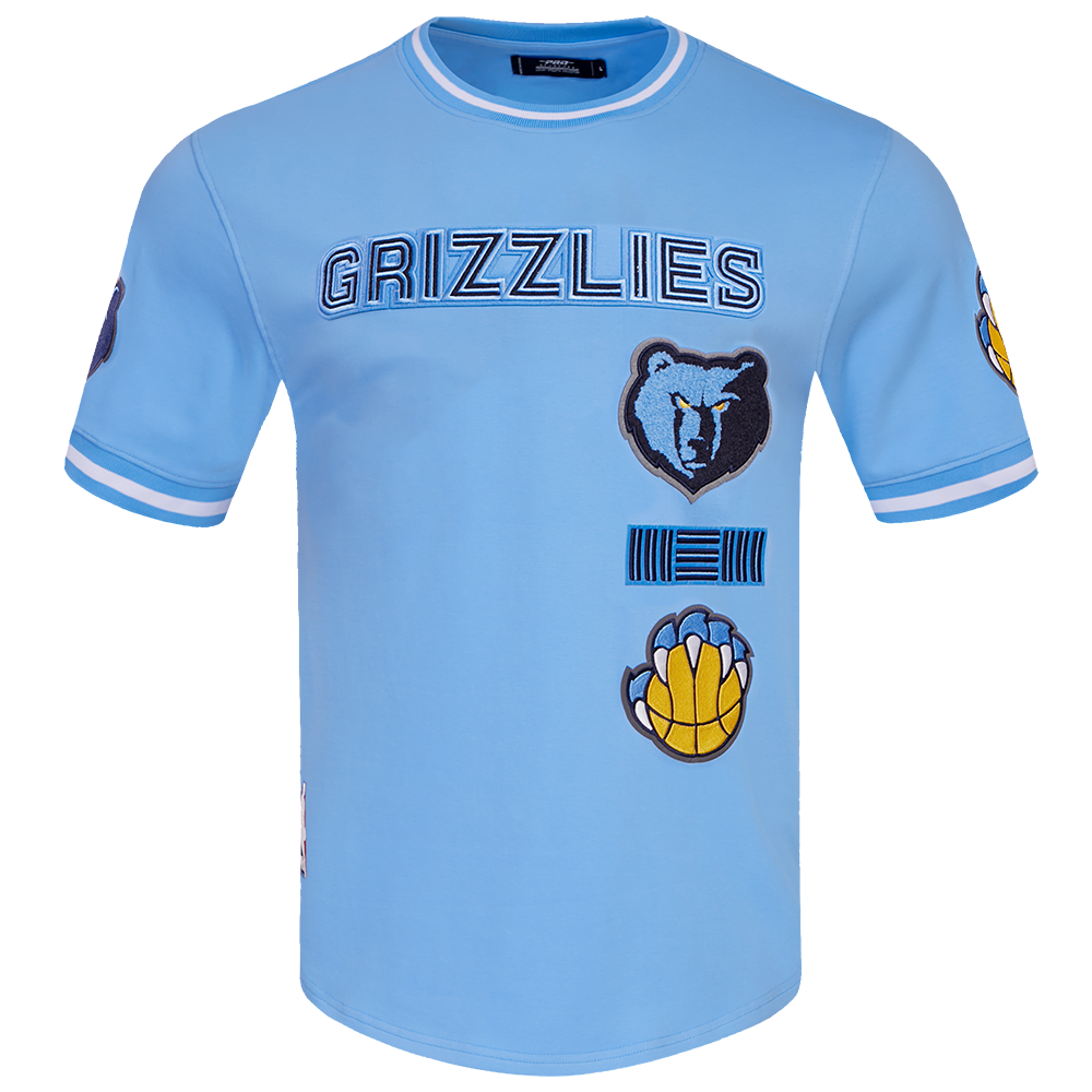 NBA MEMPHIS GRIZZLIES RETRO CLASSIC MEN S TEE UNIVERSITY BLUE Pro Standard