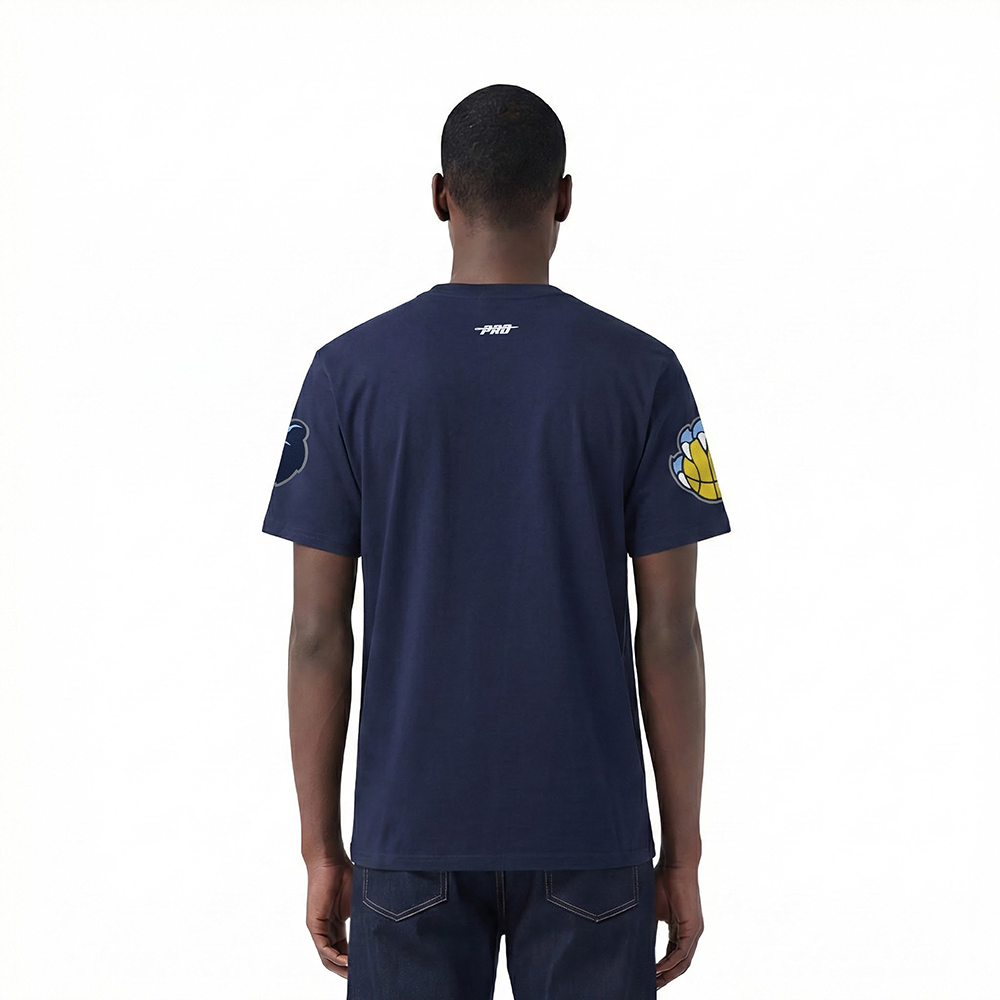 MEMPHIS GRIZZLIES CLASSIC CHENILLE MEN'S SJ TEE (MIDNIGHT NAVY)