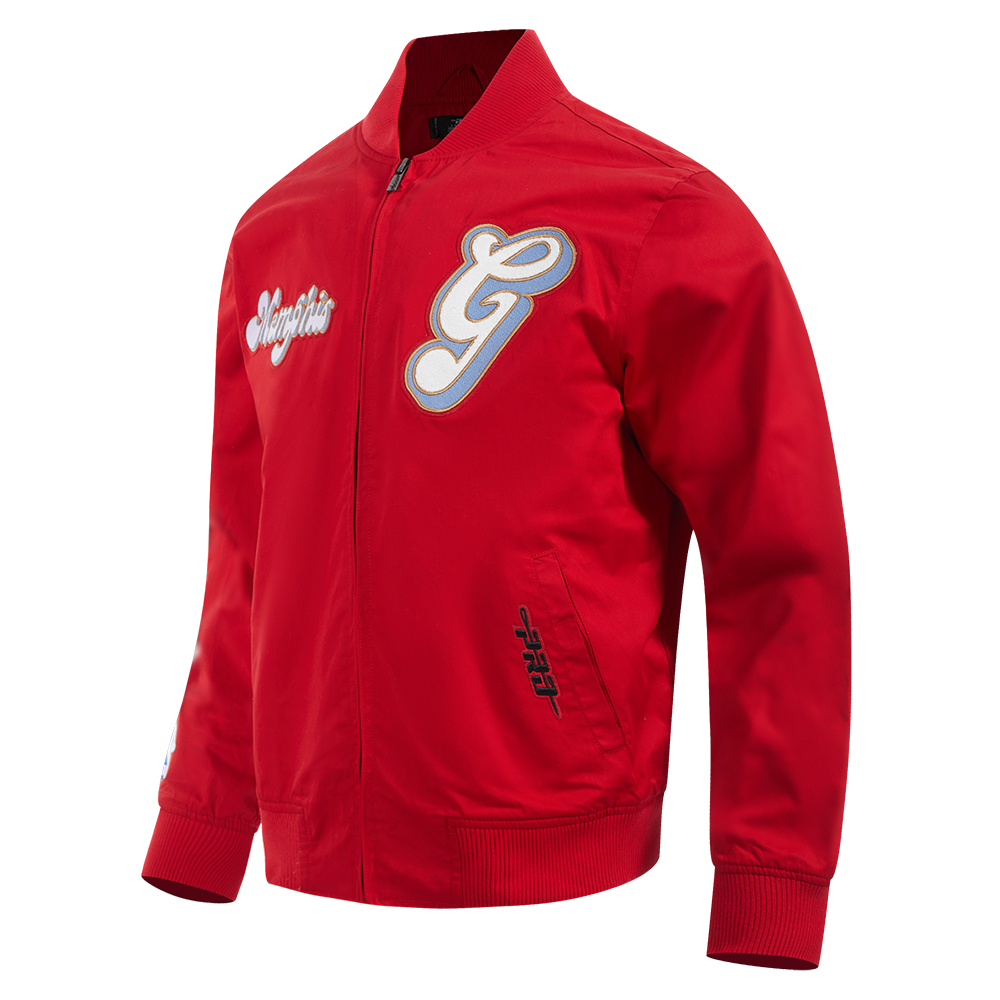 NBA MEMPHIS GRIZZLIES CITY EDITION MEN'S TWILL JACKET (RED)
