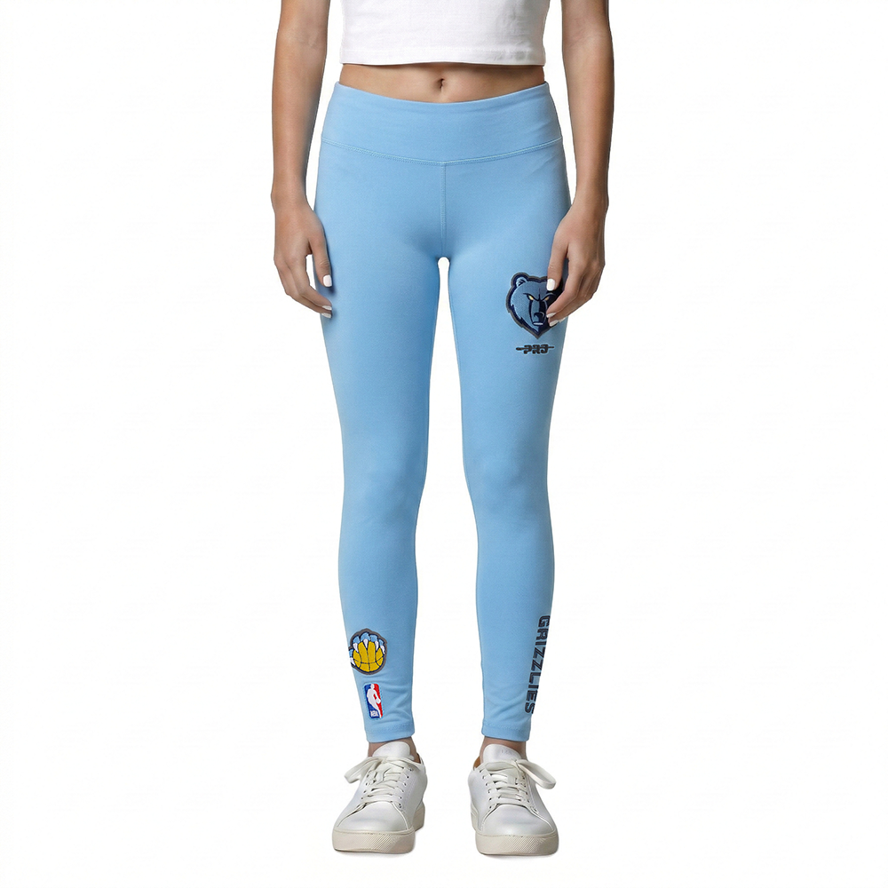 NBA MEMPHIS GRIZZLIES CLASSIC BIG GIRLS LEGGING (UNIVERSITY BLUE)