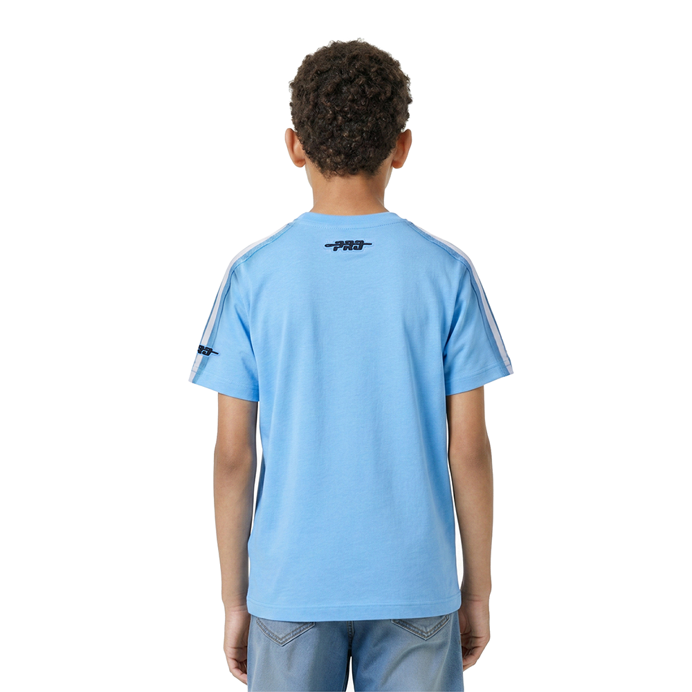 NBA MEMPHIS GRIZZLIES RETRO CLASSIC LITTLE BOYS SHORT SLEEVE TAPING TEE (UNIVERSITY BLUE)