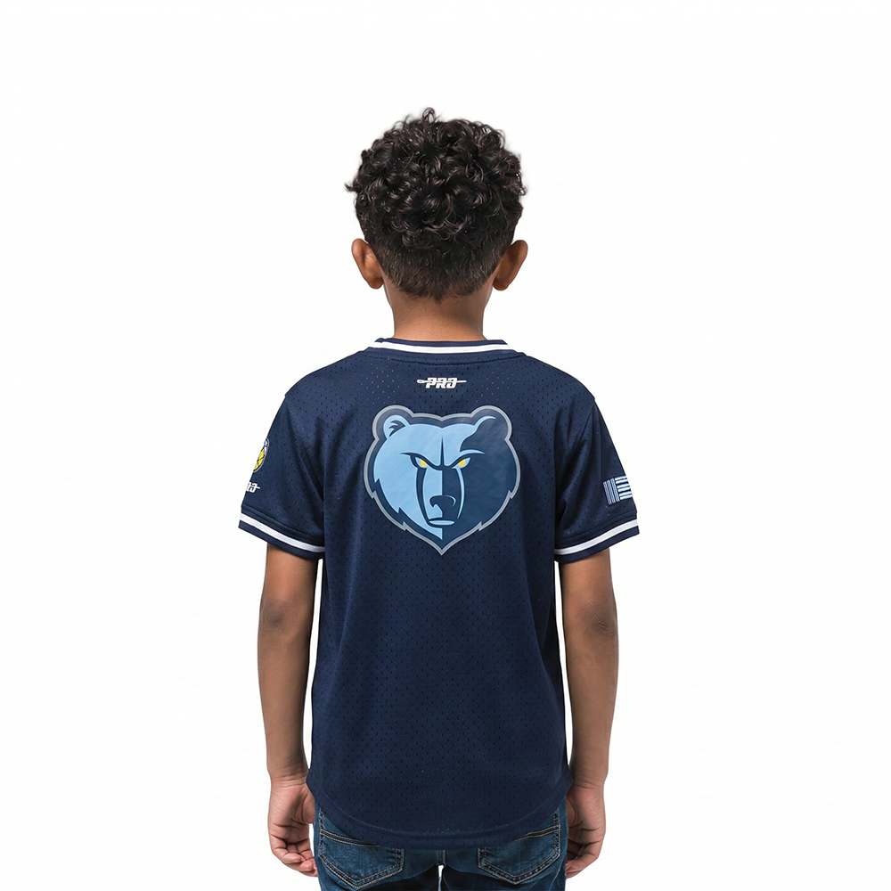 NBA MEMPHIS GRIZZLIES CLASSIC TODDLER BOYS SHORT SLEEVE MESH TEE (MIDNIGHT NAVY)