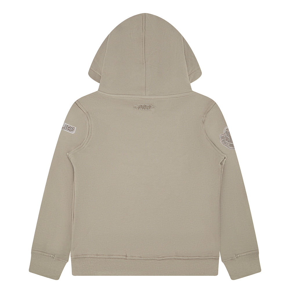 NBA MEMPHIS GRIZZLIES NEUTRAL TODDLER BOYS FLEECE PULLOVER HOODIE (TAUPE)