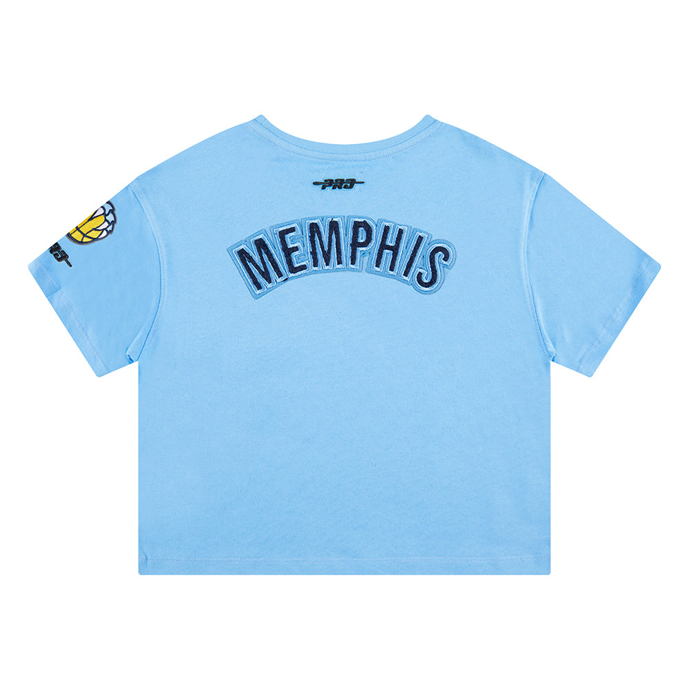 NBA MEMPHIS GRIZZLIES CLASSIC TODDLER GIRLS SS BOXY TEE (UNIVERSITY BLUE)
