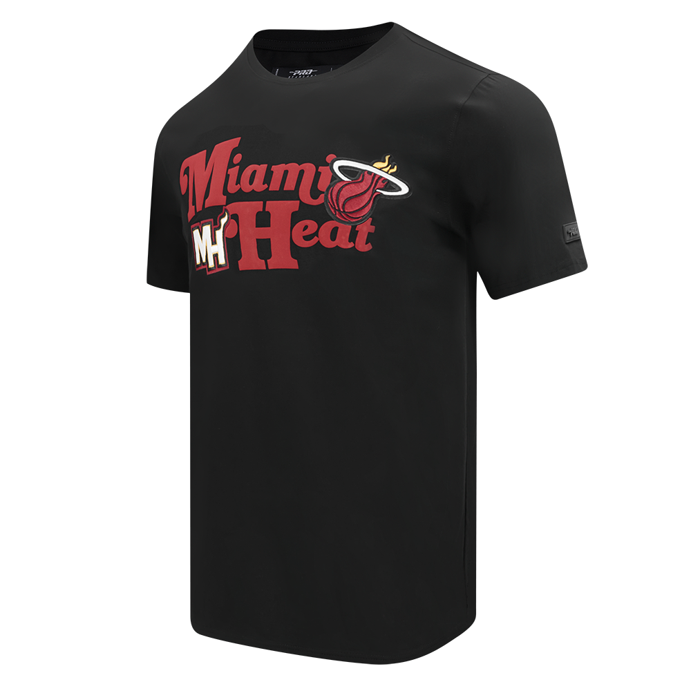NBA MIAMI HEAT SOUVENIR MEN'S SJ TEE (BLACK)