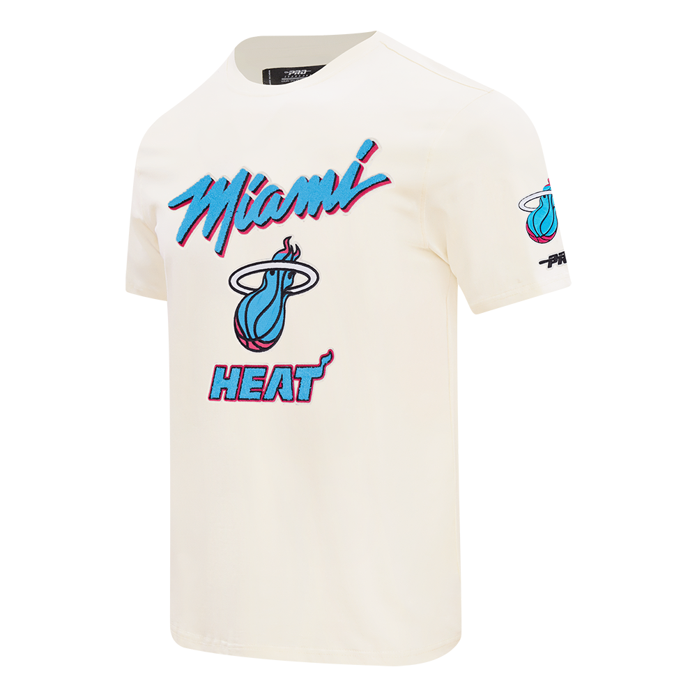 NBA MIAMI HEAT CITY EDITION 25-26 MEN'S SJ TEE (EGGSHELL)