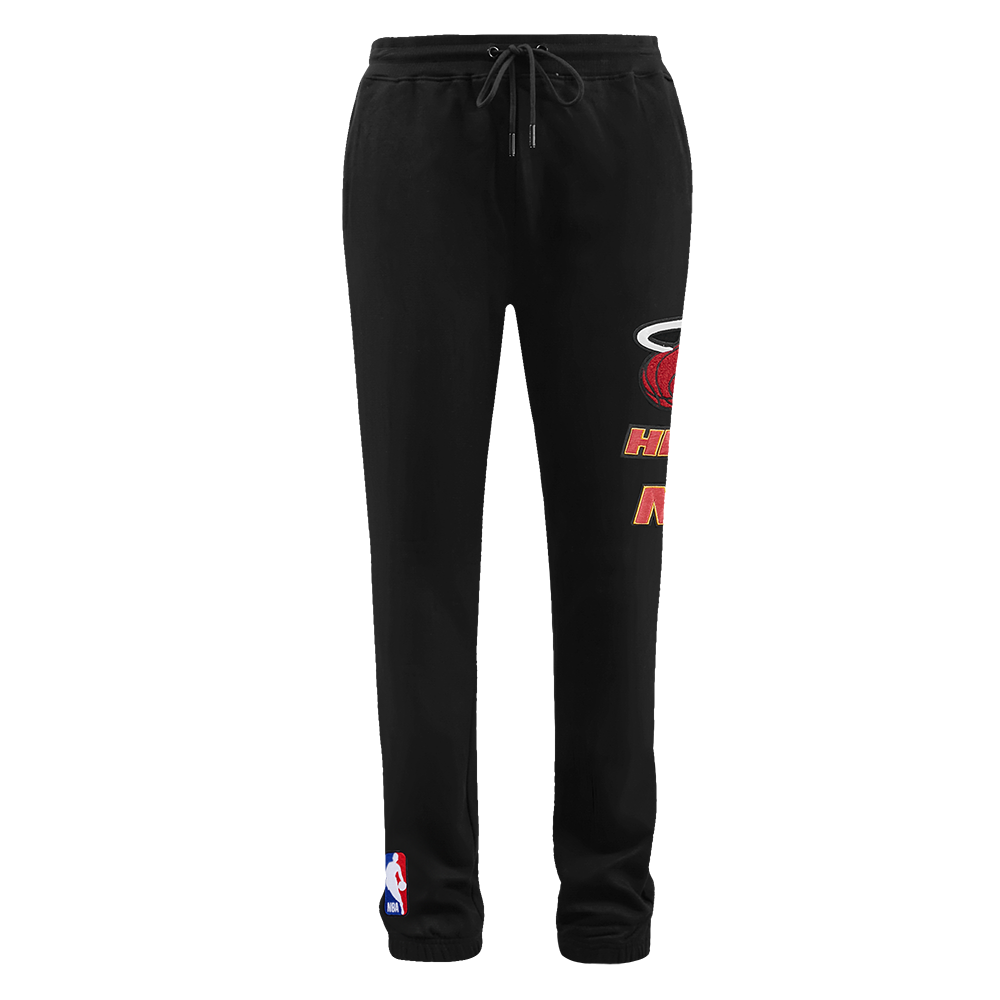 NBA MIAMI HEAT RETRO CLASSIC MEN'S SWEATPANT (BLACK)