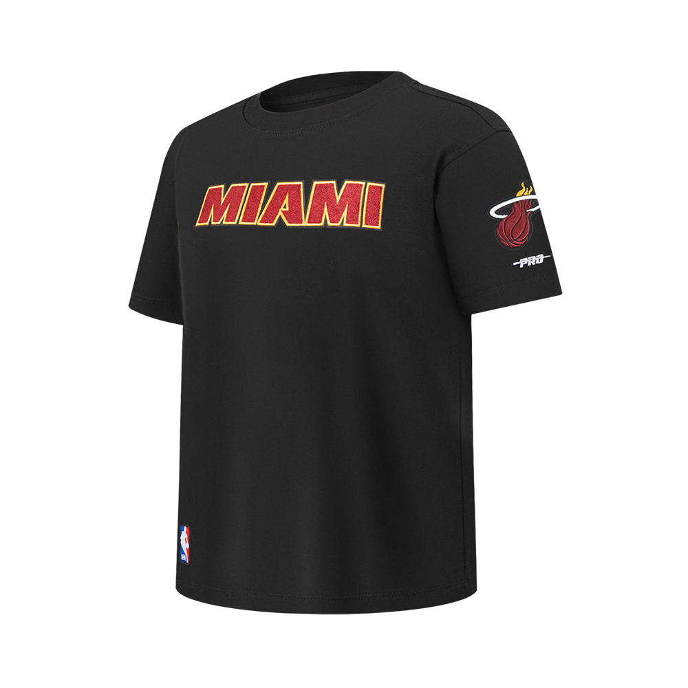 NBA MIAMI HEAT CLASSIC BIG BOYS SJ TEE (BLACK)