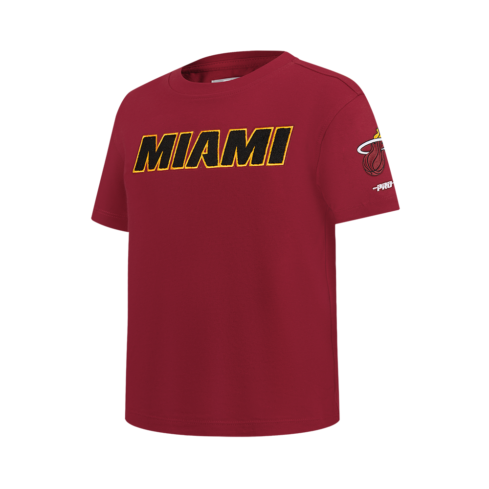 NBA MIAMI HEAT CLASSIC BIG BOY'S SJ TEE (CARDINAL RED)