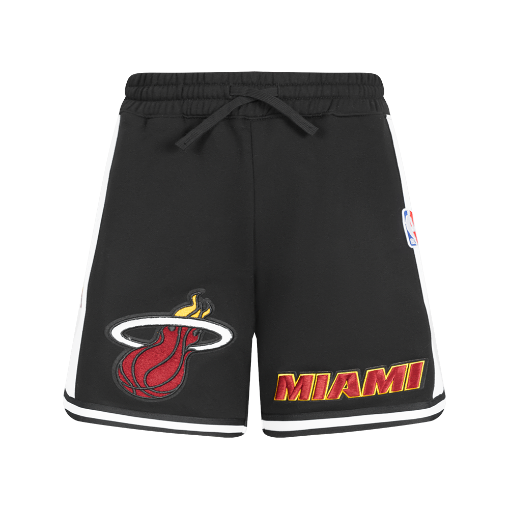 NBA MIAMI HEAT RETRO CLASSIC BIG BOY'S FLC 2.0 SHORT (BLACK)